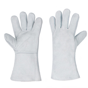 Venta al por mayor de calidad profesional resistente al calor guantes de barbacoa de cuero guantes de soldadura - Product Image 2