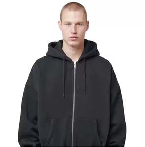 Sweat-shirt à capuche zippé en molleton épais 100% coton pour homme, best-seller, impression personnalisée, imperméable, coupe-vent, tendance pour l'hiver - Product Image 5