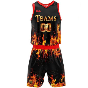 Offre Spéciale ensembles respirants d'uniformes de basket-ball de qualité supérieure avec prix de gros de conception de logo personnalisé - Product Image 3