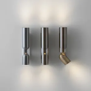 RenataDuo Modern Minimalist <b>Wall</b> <b>Light</b> LED <b>with</b> Warm White CCT 6W Power Brass and Copper Body E26 Bulb Base for Living Room - Product Image 6