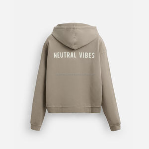 Vente en gros de sweats à capuche de style urbain en coton de haute qualité pour hommes, pull personnalisé à épaules tombantes pour l'hiver - Product Image 6