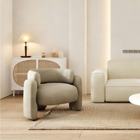 Bureau modulable Espace loisirs Canapé en tissu doux Hôtel Appartement Canapés d'attente Ensemble de canapés avec table basse