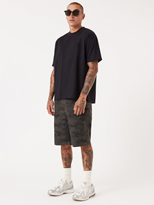 T-shirt de sport d'été pour hommes 100% coton Neck Fitness Top Casual Running Short Sleeve Muscle Sports Shirts - Product Image 4