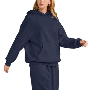 Top Trending Moda Algodón Mujeres Sudaderas con capucha Fabricación superior Nueva elegante Mejor calidad Mujeres Sudadera con capucha de gran tamaño - Product Image 3