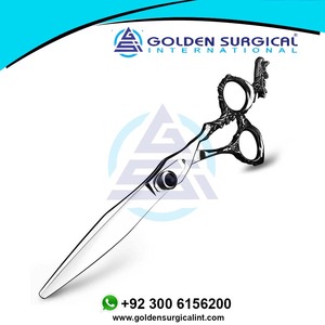 Tijeras de Peluquería Profesionales de 7 Pulgadas con Mango de Dragón, Tijeras de Corte Japonesas 440C, Herramientas de Estilismo para Barbería - Product Image 4