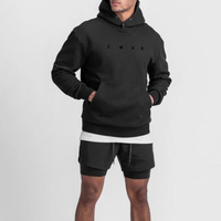 Hoodie pelindung hangat untuk pria, Hoodie bahu jatuh, Hoodie penolak air, kualitas tinggi, tiga warna, semua musim