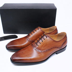 Chaussures d'affaires de haute qualité pour hommes, avec absorption des chocs et surface imperméable, chaussures formelles en cuir - Product Image 3