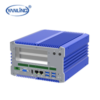 Carte mère PCIe X8 extensible fiable pour cartes graphiques, ordinateurs Edge sans ventilateur pour l'automatisation industrielle