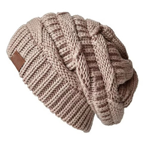 OEM de venta al por mayor de alta calidad sombreros de invierno unisex gorro de lana gorros logotipo bordado personalizado cálido Bennie toque gorro - Product Image 6