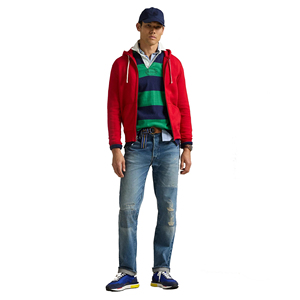 Sudadera con capucha de forro polar 100% algodón para hombre, de corte regular, peso pesado, con cremallera, estilo urbano, hombro caído, informal, para invierno, venta al por mayor - Product Image 2