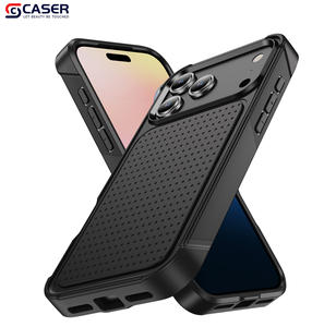 2-en-1 TPU + PC Business Dropproof Protector Anti-Fingerprint Moda Venta caliente Funda de teléfono para <span class=keywords><strong>iPhone</strong></span> 17Air 17 16Promax - Product Image 4