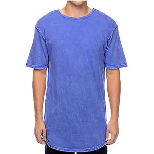 เสื้อยืดคอกลมแขนสั้นผ้าฝ้ายเฮฟวี่เวทของผู้ชายวินเทจพิมพ์ลายมิเนอรัลซัก - Product Image 5