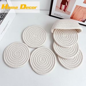 Best Theme Design Cotton Rope <b>Table</b> <b>Coaster</b> Best for Parties and Other Functions Tableware Decorative Beast Design <b>Coaster</b> - Product Image 2