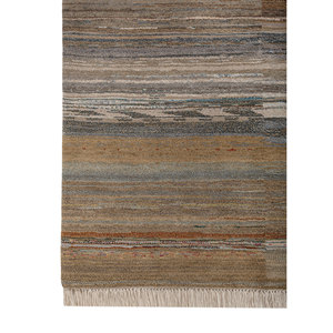 Manchaha Gold Hand Knotted Wool Bamboo Silk <b>Rug</b> 10mm Thick Rectangle Abstract for Home Hallway Les-2935 Custom for Home Floor - Product Image 4