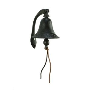 Cloche de porte en fer antique fabriquée à la main avec un son de sonnerie fort pour les maisons de style ferme rustique - Product Image 2