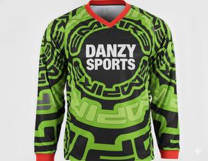 DANZY SPORTS Créez votre propre logo Prix bas Meilleures ventes Maillots de paintball Qualité supérieure Spandex/Polyester/Coton Fabrication - Product Image 2