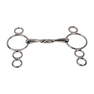 Premium Double Joint Horse Bit Brass & Stainless Steel for <b>Show</b> <b>Jumping</b>, Stable & Equestrian Events - Product Image 4