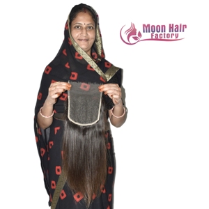 Expédition rapide, cheveux humains indiens vierges non traités, tissage brut, fermeture HD, extensions droites Remy, extensions de cheveux vierges disponibles à la vente - Product Image 6