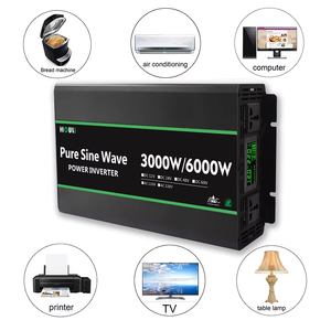 Inversor de Onda Sinusoidal Pura Houli de 6000W, Inversores de 12V 24V a 120V 230V, Inversor de Potencia de 6KW, Inversor de Onda Senoidal Pura - Product Image 6