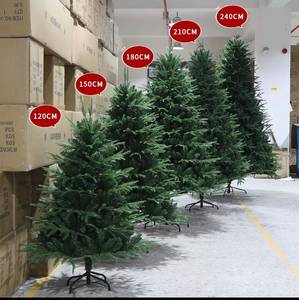 Grand arbre de Noël artificiel réaliste en plastique écologique de qualité supérieure pour cadeaux – Entier et de haute qualité - Product Image 3