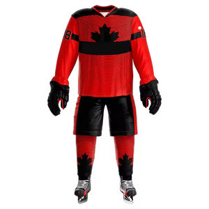 Uniforme d'équipe de hockey sur glace pour hommes, maillot de hockey avec logo personnalisé de haute qualité, ensembles de vente en gros fabriqués au Pakistan - Product Image 1