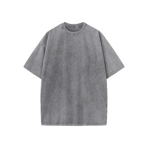 T-shirts unisexe en coton surdimensionné pour hommes Casual Loose Fit Short Sleeve Solid Basic Tops Everyday Comfort and Stylish Design - Product Image 5