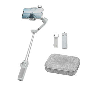 Estabilizador de teléfono inteligente <span class=keywords><strong>Feiyu</strong></span> VB4 Kit con seguimiento facial, luz de relleno, gimbal de 3 ejes, palo selfie integrado y seguimiento inteligente por IA. - Product Image 2