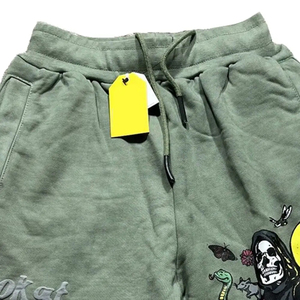 Short de sport de haute qualité pour hommes personnalisé OEM Short de sport en coton respirant à séchage rapide 3D motif solide sérigraphie High Street - Product Image 4