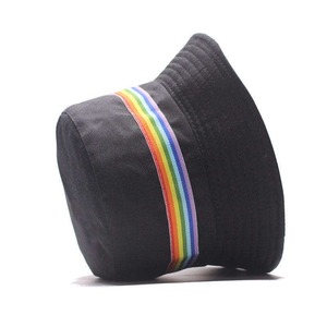 Sombrero de cubo de ala ancha Sombrero de Sol para exteriores de algodón lavado Gorra superior plana para pesca Senderismo Deportes de playa - Product Image 4