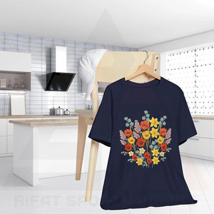 Sweat à capuche pour femme en coton respirant avec doublure en polaire douce, broderie 3D, inspiré de la nature, polaire confortable pour les sorties décontractées - Product Image 3