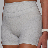 Shorts de yoga réversibles taille haute pour femme, en Spandex/Nylon, sans couture, respirants, séchage rapide, effet push-up, pour l'entraînement – Ventes Flash