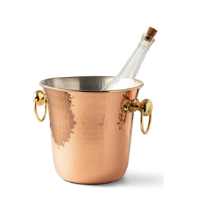 Cubo de Cobre Puro Martillado, Elementos Decorativos de Metal para Bar, Ecológico, con Logotipo Personalizado Certificado, para Accesorios de Bar y Bebidas - Product Image 1