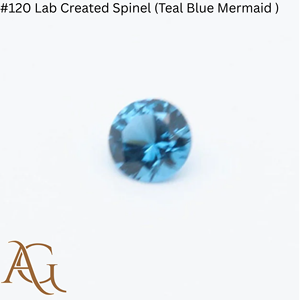 Spinelle cultivée en laboratoire # 120 pierres brutes synthétiques de spinelle flamme fusionnée, bleu sarcelle, effet sirène, certifiées, créées et simulées - Product Image 4