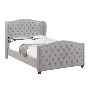 TH-H8113 Bedroom Suite Set Furniture Upholstered Modern Storage Queen <b>King</b> <b>Size</b> <b>Bed</b> With Headboard and Footboard - Product Image 1