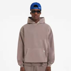 Sweat-shirts à épaules tombantes vintage pour hommes de la meilleure qualité, vente chaude, personnalisables pour broderie, pull-over printemps 100% coton - Product Image 6