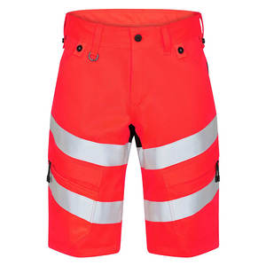 2025 Hi Vis <b>Men's</b> <b>Work</b> Safety <b>Shorts</b> Red High Visibility Security Cargo <b>Work</b> Wear Casual Solid Pattern Reflective <b>Shorts</b> - Product Image 3