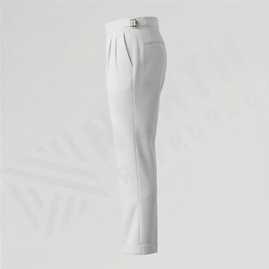 Vente directe d'usine Pantalons d'affaires pour hommes Pantalon décontracté Droit Slim Bureau Formel Pantalons respirants Hommes Professionnel Lieu de travail - Product Image 3