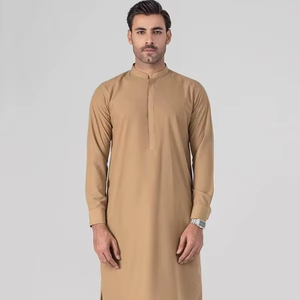 Tenue culturelle modeste pour hommes, shalwar kameez en tissu de coton pour usage quotidien, vente en gros - Product Image 1