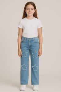 2T brodé pa Baggy Streetwear Denim | Sangles à boucle Hip Hop | Tenue Grunge Edgy | Esthétique Y2K foncé | Patchwork à jambes larges - Product Image 2