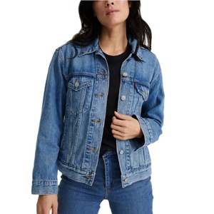 Lightweight Women Denim <b>Jacket</b> Breathable Summer Style Jean Coat Wholesale - Product Image 1