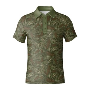 Performance Golf Polo <b>Shirt</b> for <b>Men</b> Quick Dry 4-Way <b>Stretch</b> Custom Team Logo Sports Uniform - Product Image 3