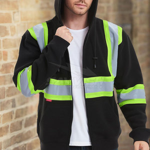 Sudadera de Seguridad de Manga Larga con Nuevo Diseño, Algodón y Poliéster, Precio al por Mayor, Sudadera de Alta Visibilidad Hecha en Pakistán - Product Image 3