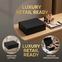 Boîte Cadeau Luxe Haut de Gamme Personnalisée avec Logo, Pliante Magnétique en Carton Rigide Écologique pour Soins de la Peau, Mariages, Vente en Gros