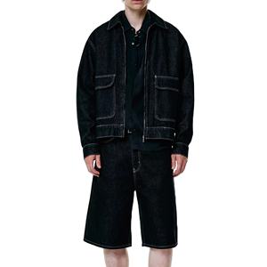 <b>Men's</b> Denim <b>Shorts</b> <b>Sets</b> Good Quality <b>Short</b> Jeans <b>Men</b> 100% Cotton <b>Short</b> Jeans Low Price Stock Factory Male Casual <b>Short</b> <b>Set</b> - Product Image 1