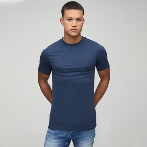 T-shirts vierges écologiques personnalisés de haute qualité avec logo uni 180 g/m² coton Pima promotionnel pour le sport et les vêtements de rue - Product Image 1