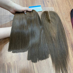 Bone Straight Brown Vietnamese Hair Weave Sedoso Smooth Cutícula Alineada Bone Straight Hair Bundles Venta al por mayor Stock - Product Image 3