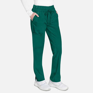 Pantalones médicos para mujer con opciones de logotipo personalizado Pantalones uniformes cómodos duraderos para uso hospitalario clínico y sanitario - Product Image 3