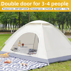 Configurazione rapida personalizzabile tenda da campeggio impermeabile resistente al vento antivento traspirante riparo all'aperto - Product Image 6