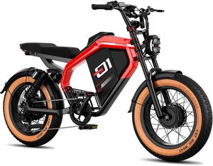 M5/MAX bici elettrica per adulti/adolescenti, motore di picco 2000W/2500W, 37.5/32 MPH, 48V/52V, 20AH-40AH doppia batteria Ebike - Product Image 1