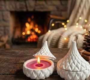 New Design Handmade Glass Jar Soy Wax Scented Luxury <b>Candle</b> for Home Decor Christmas New Year Cozy Ambience and Gifting Purpose - Product Image 3